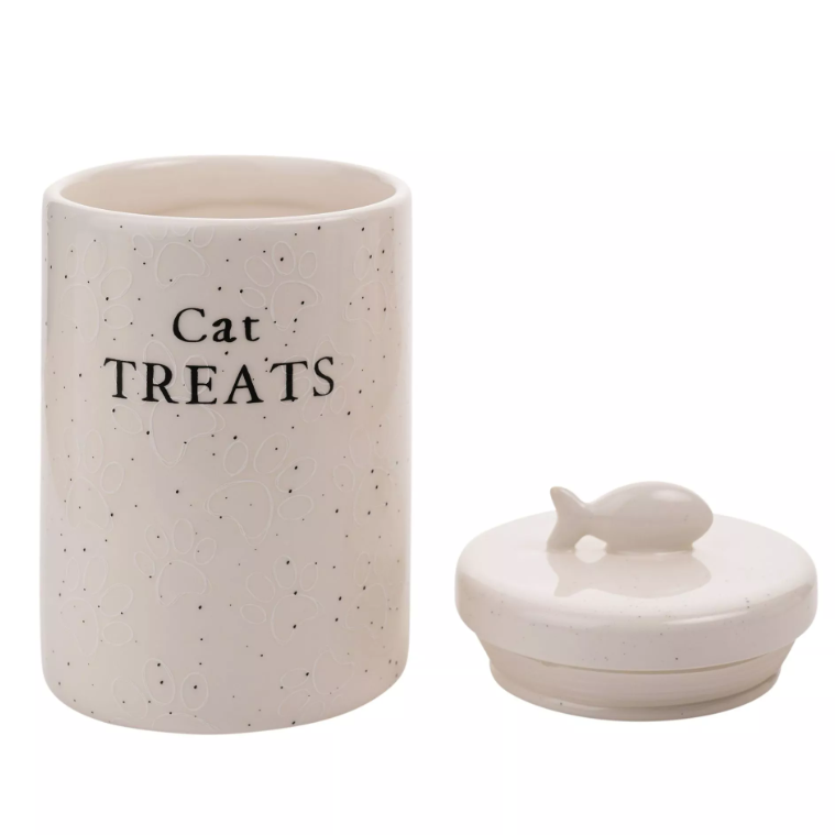 Best of Breed Paw Prints Treat Jar - Cat