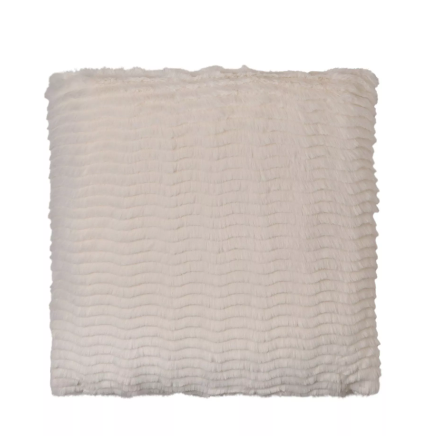 Hestia Ivory Ripple Cushion 50cm x 50cm