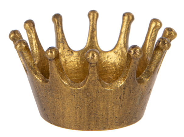 Gold Crown Tealight Holder