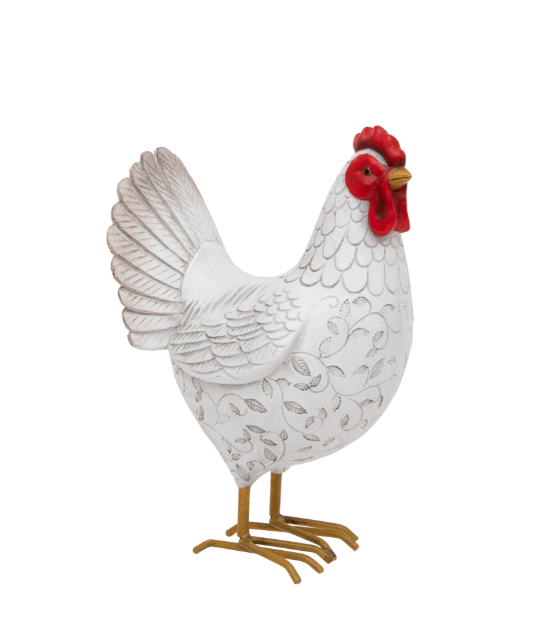 Garden Cockerel White