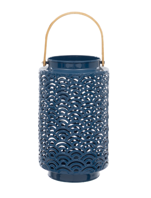 Blue Metal Riva Lantern
