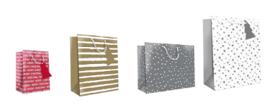 Pack of 4 Christmas Gift Bags