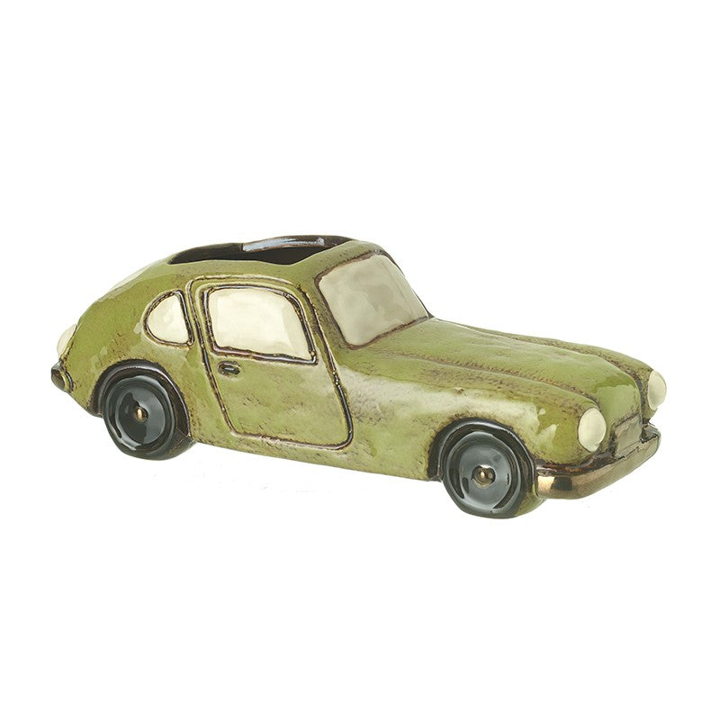 Green Car Ceramic Planter/Decoration