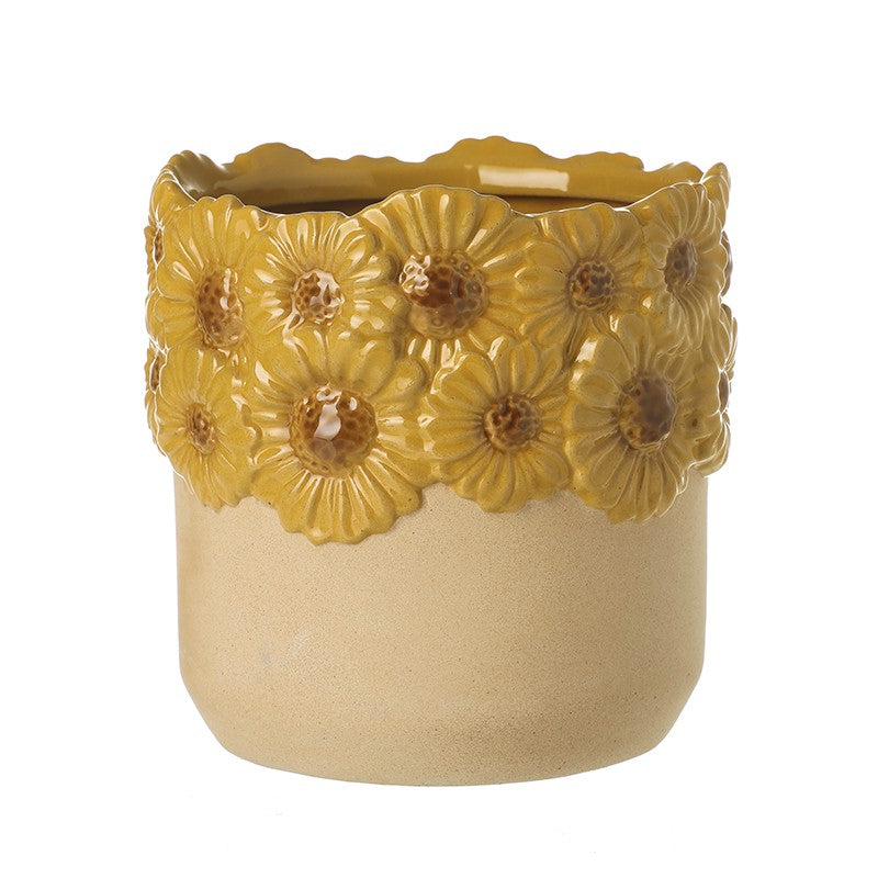 12cm Sunflower Pot
