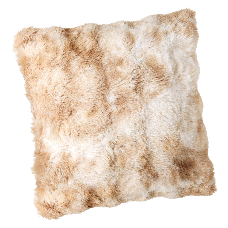 Luxury Super Soft Brown Faux Fur Cushion