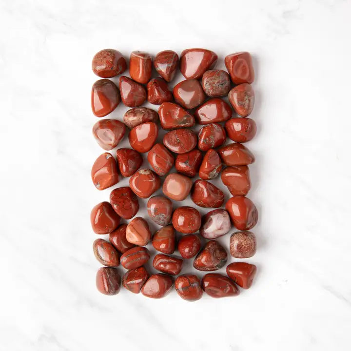 Single Red Jasper Tumbled & Polished Gemstone
