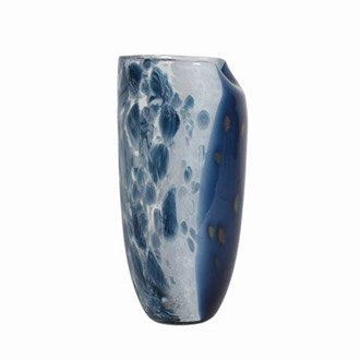 Blue Marble Vase 30cm