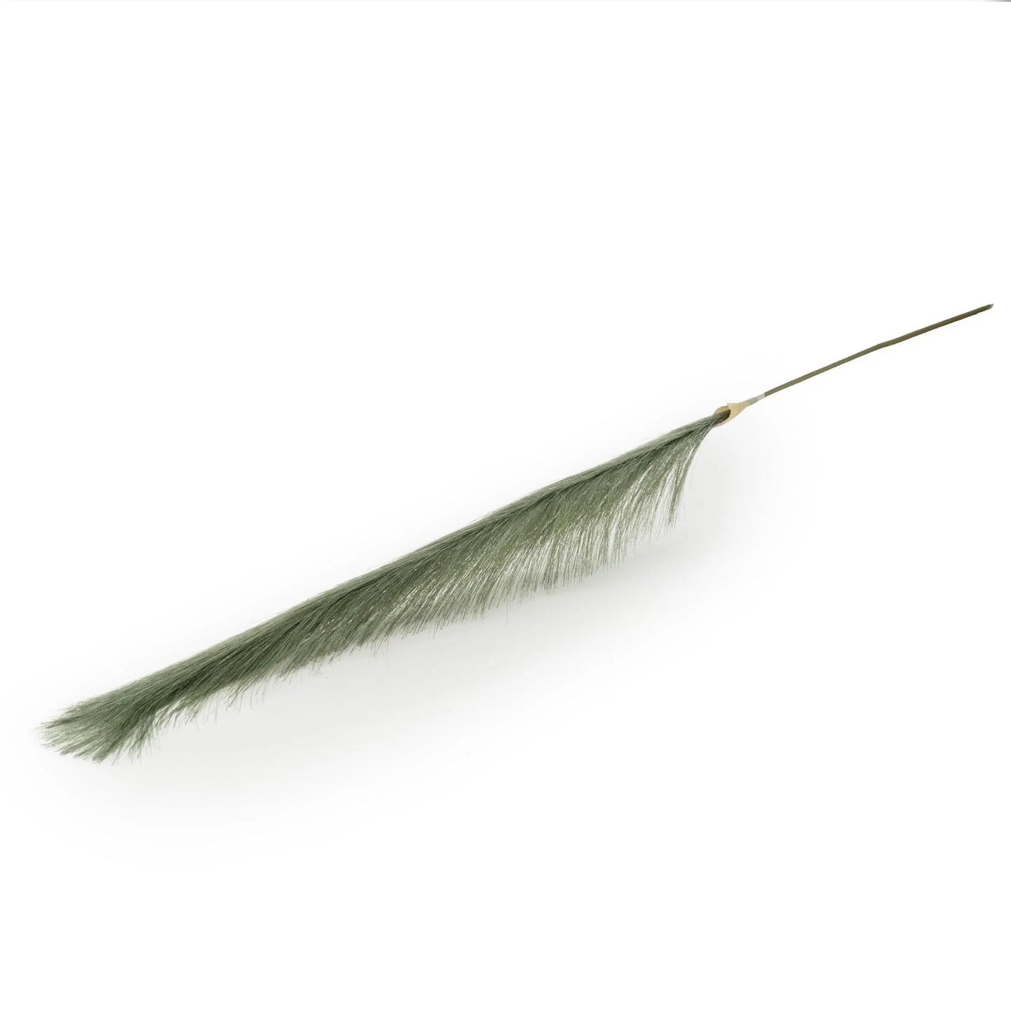 Olive Single Pampas Grass Stem 130cm