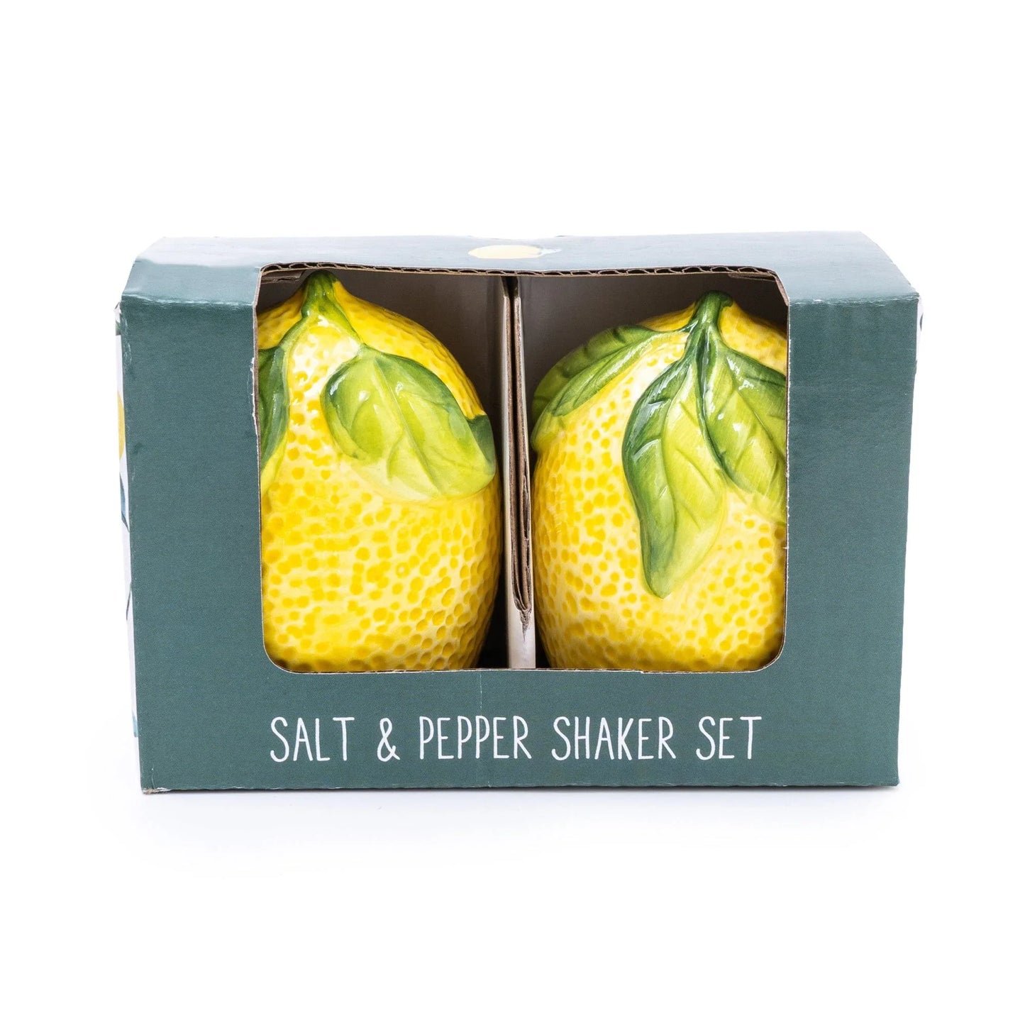 Mediterranean Lemons Salt and Pepper Shakers in Gift Box