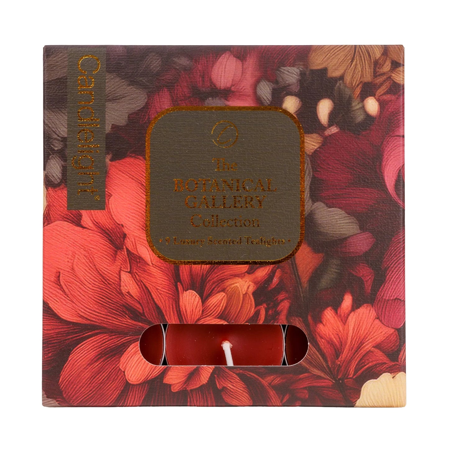 Set of 9 Tealights - Botanical Gallery