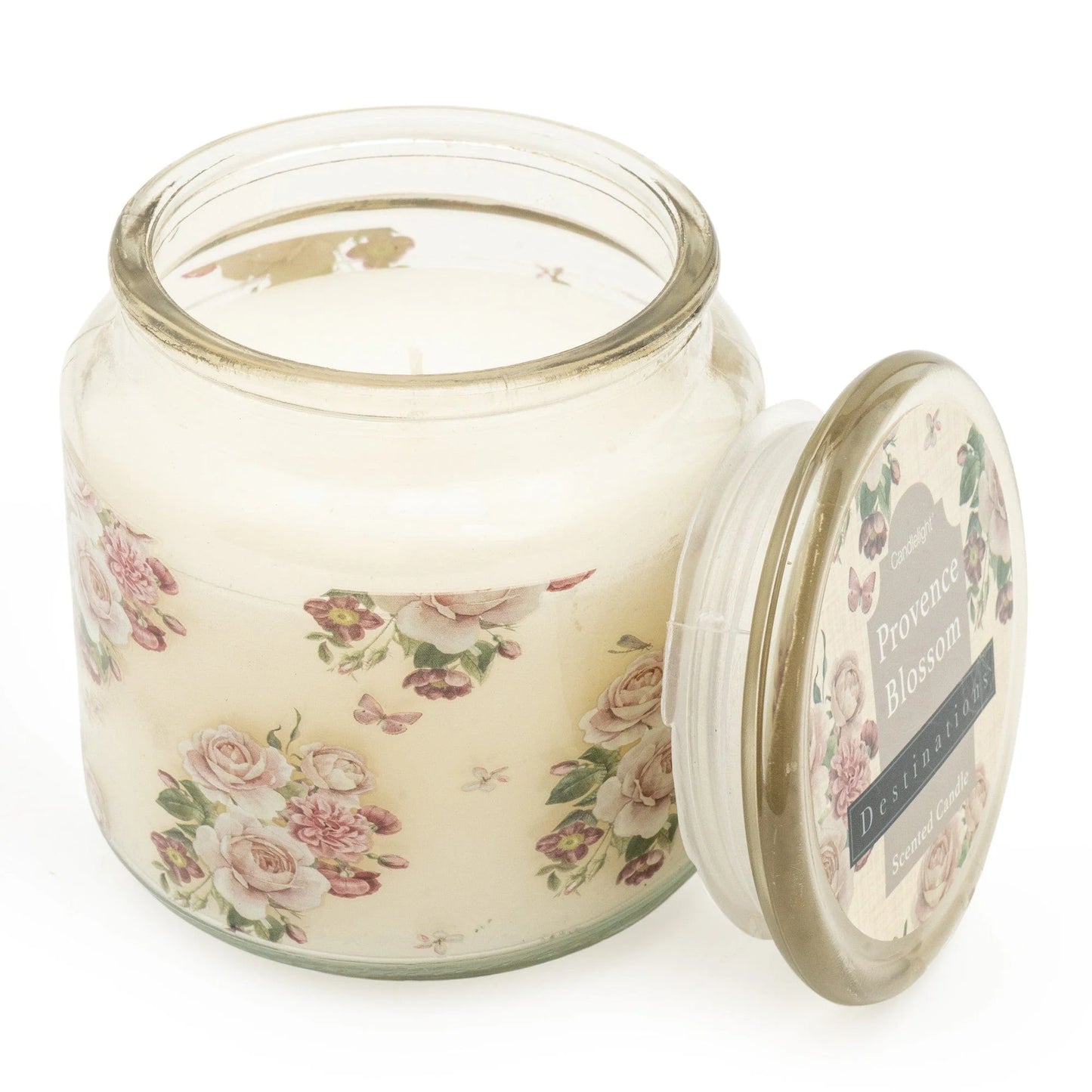 Provence Blossom Lidded Candle Jar Parisian Window Scent