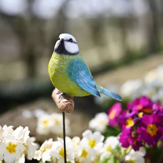Country Living Garden Stake - Blue Tit