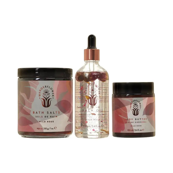 Time To Unwind Bath & Body Set - Wild Rose