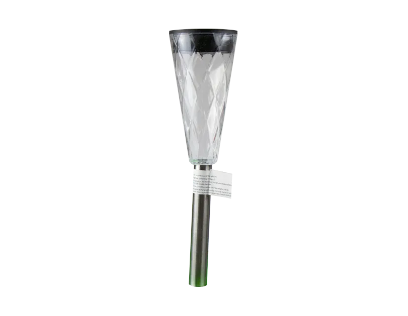 Crystal Effect Solar Post Light