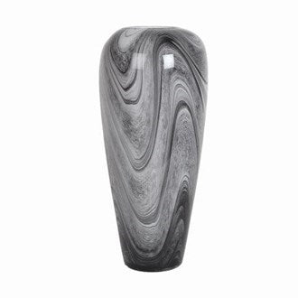 Grey Swirl Vase 35.5cm