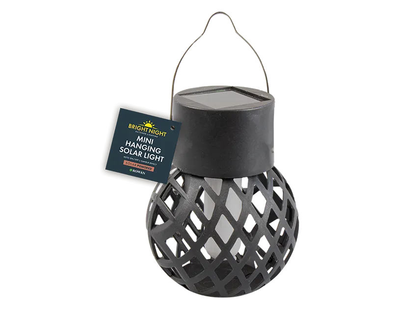 Mini Hanging Solar Light Candle Effect