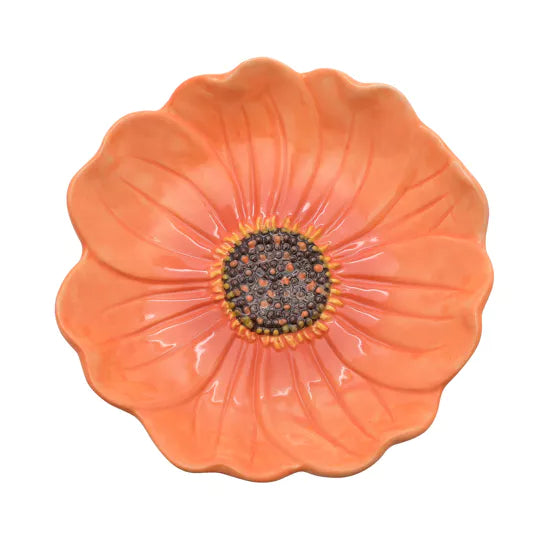 The Cottage Garden Bright Flower Plates - 17.5cms