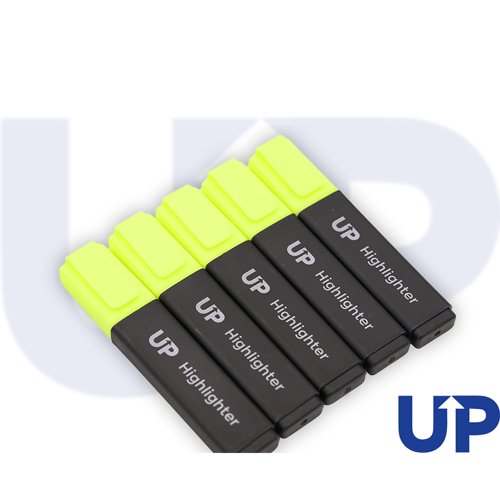 Pack of 10 Yellow Highlighters
