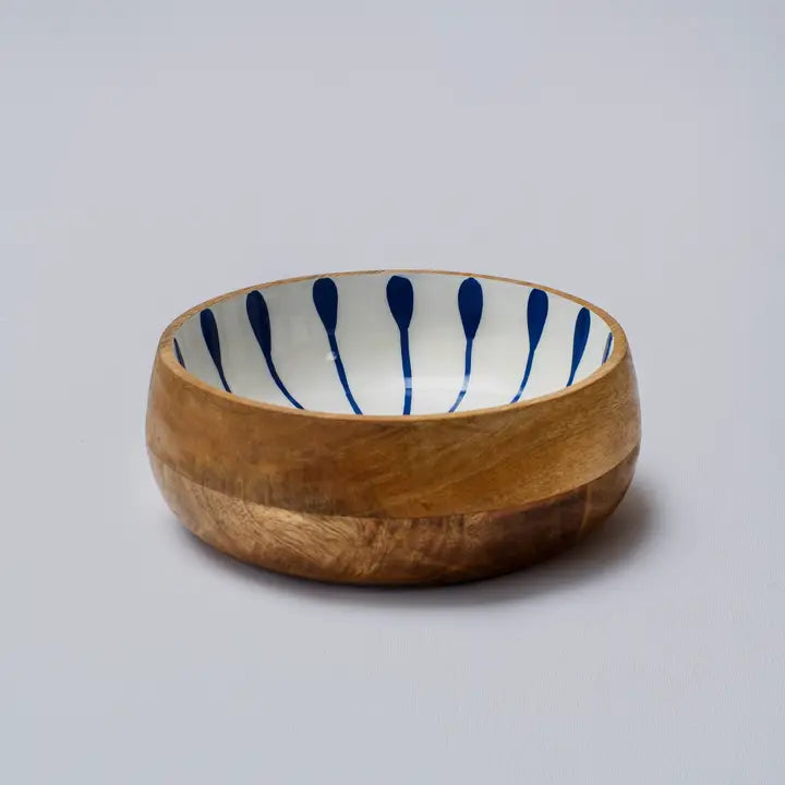 Sokka Jardin Stripes Wooden Bowl