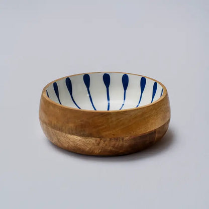 Sokka Jardin Stripes Wooden Bowl