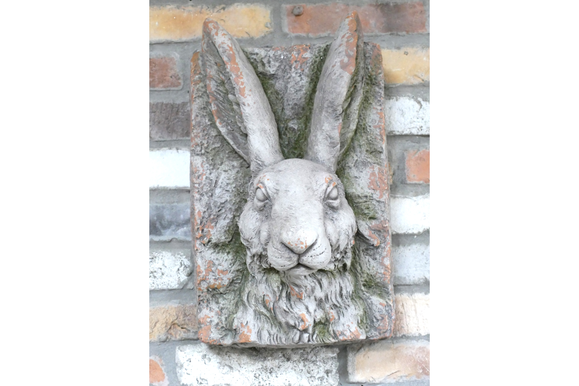 Large Rabbit Head Wall Decor