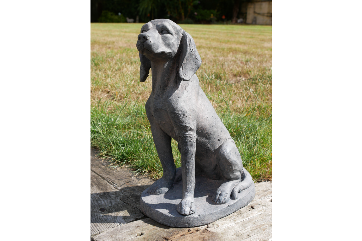 Sitting Dog Ornament 39cm