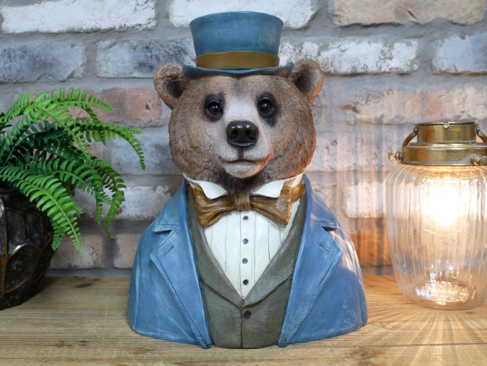 Large Quirky Bear Bust