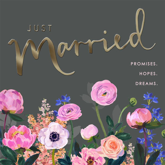 Just Married - Wedding Card