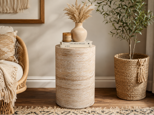 71cm Stone Effect Column
