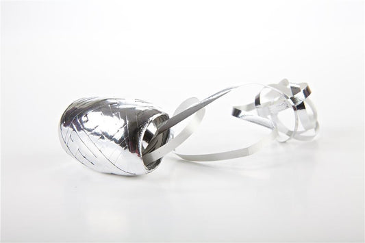 Silver Ribbon 5mm x 20 Meters - Single Roll
