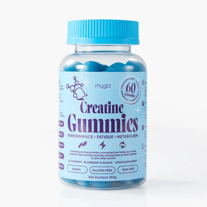 Creatine Gummies – Blueberry Energy & Recovery Support