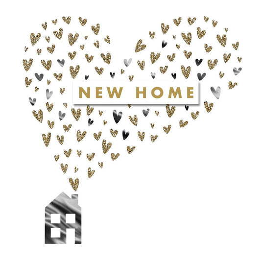 New Home Heart Chimney Greeting Card