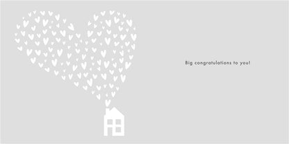 New Home Heart Chimney Greeting Card
