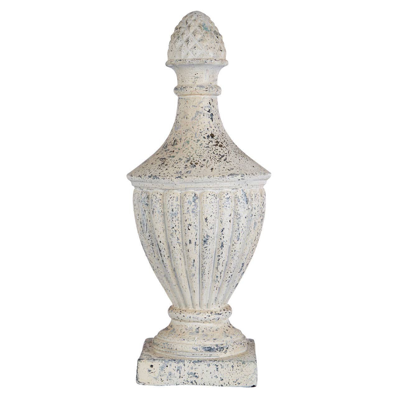Tall 62cm Plato Light Stone Effect Urn