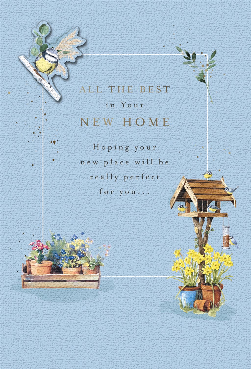 New Home Greeting Card Garden Design
