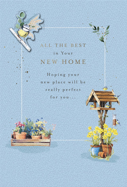 New Home Greeting Card Garden Design