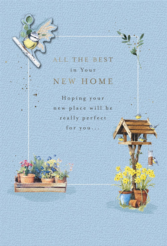 New Home Greeting Card Garden Design