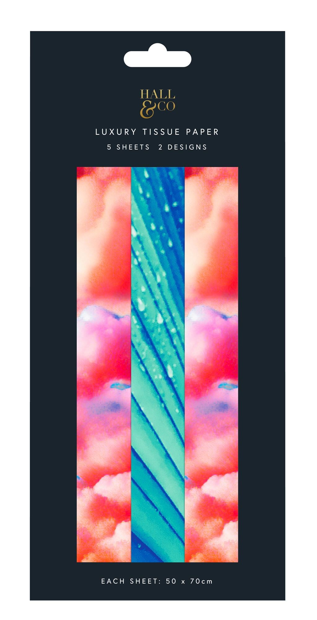 Vivid Aura Tissue Paper - 5 Sheets