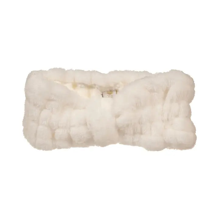 Jade Facial Roller & Headband Set - Green & White