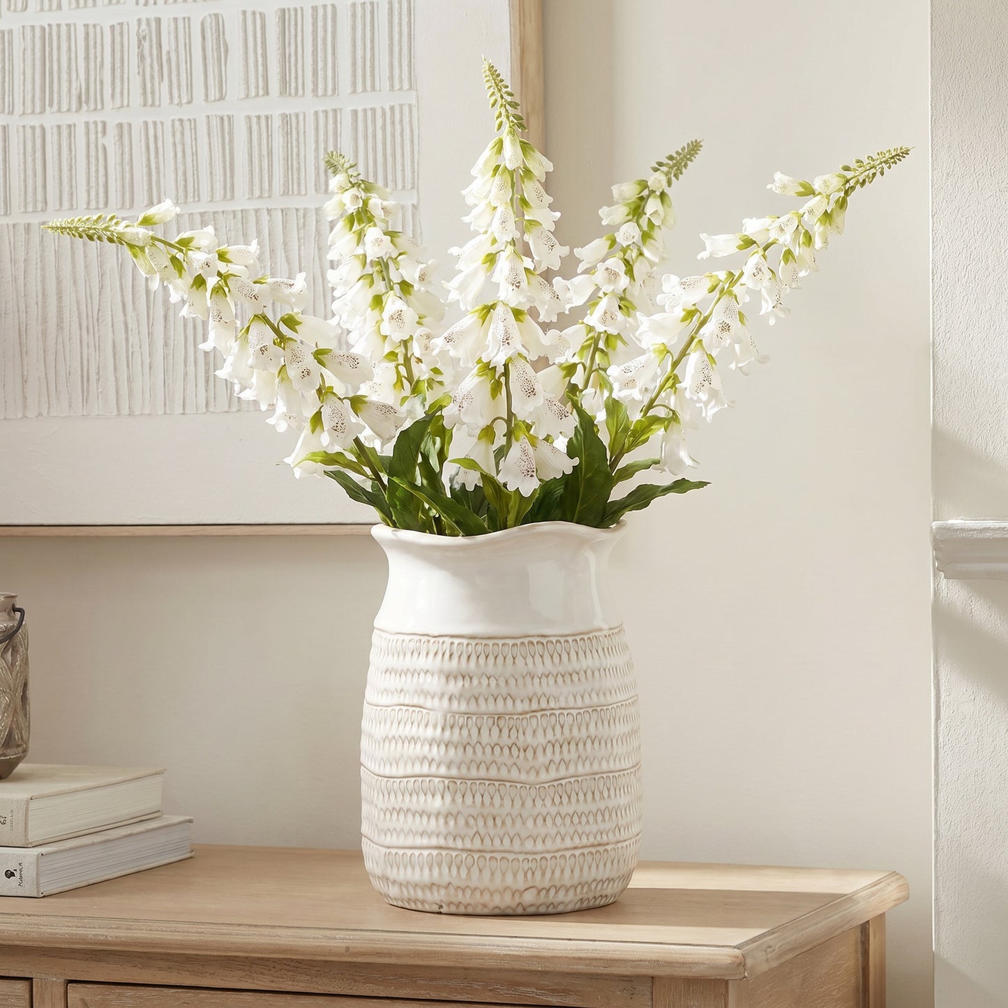 White Foxglove Single Stem