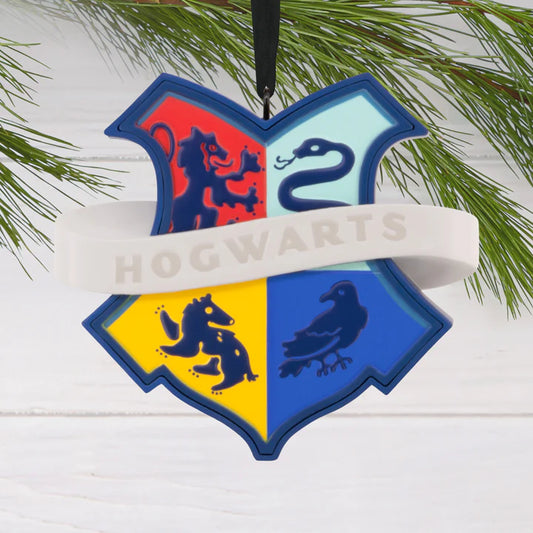 Collectible Harry Potter™ Ornament - Blue Hogwarts House Crest Design