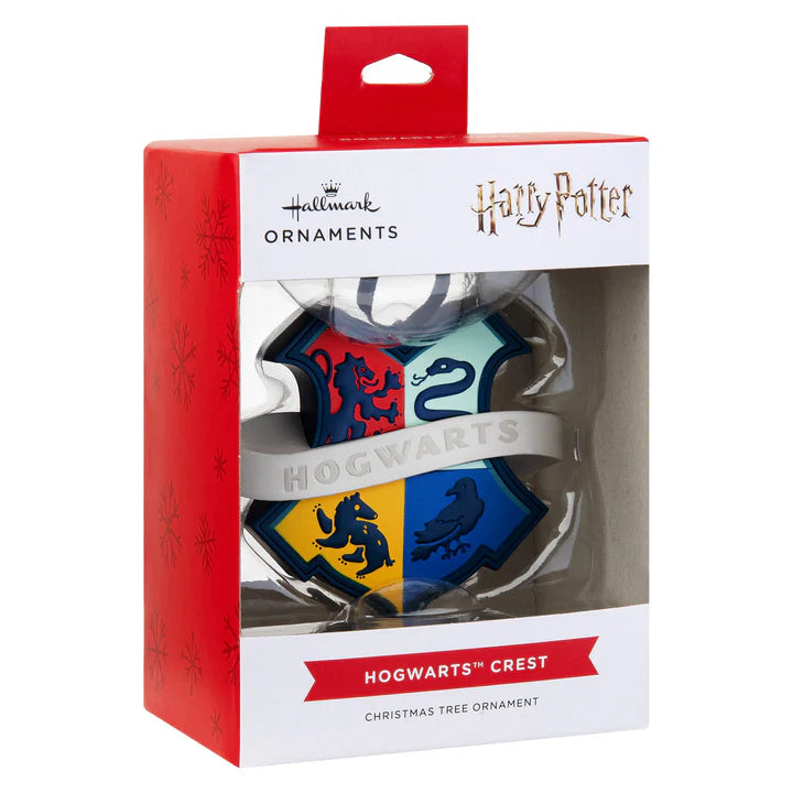 Collectible Harry Potter™ Ornament - Blue Hogwarts House Crest Design