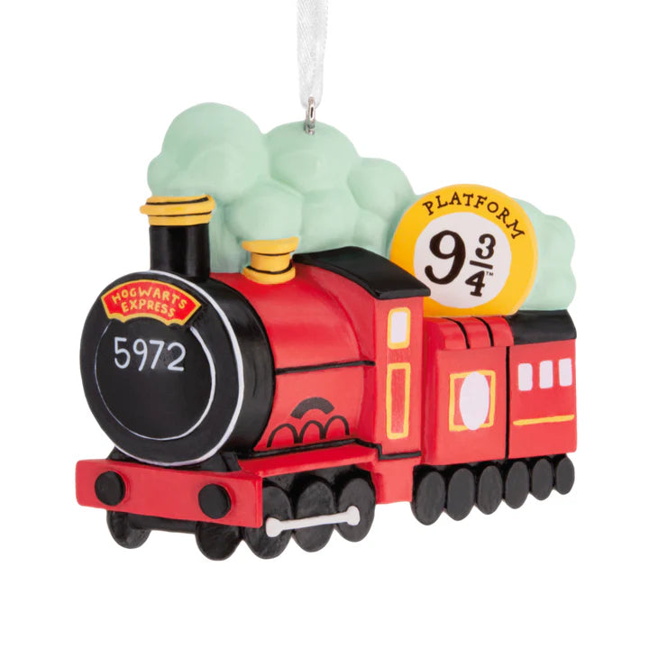 Collectable Harry Potter™ Ornament - Hogwarts Express & 9 3/4 Sign Design