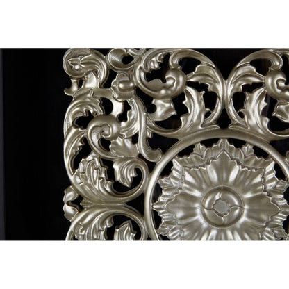 Nason Framed Silver Filigree Carving Wall Art