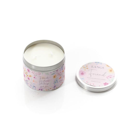 Hand Poured Soy Candle - If Friends were Flowers - Vanilla & Fig
