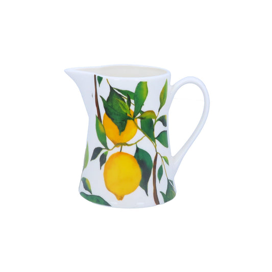 Gisela Graham Bone China Jug, Small - Lemon Tree