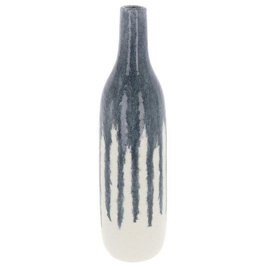 Vesuvius Tall Bottle Vase Grey