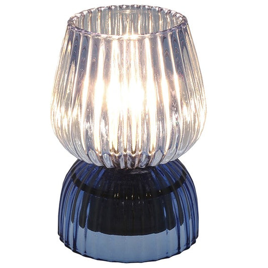 Posh LED Ball Lamp Lines Blue