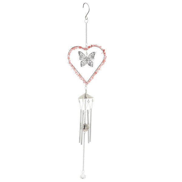 Sun Gem Wind Chimes Heart