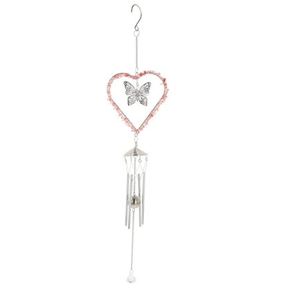 Sun Gem Wind Chimes Heart